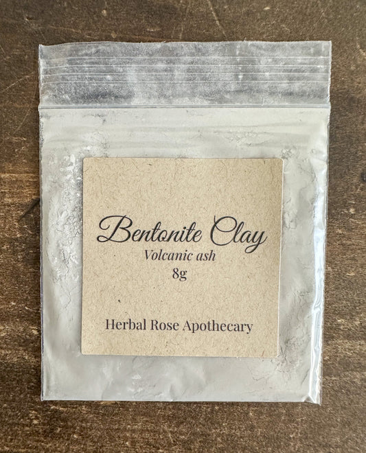 Bentonite clay powder natural cosmetic ingredient for masks and apothecary use