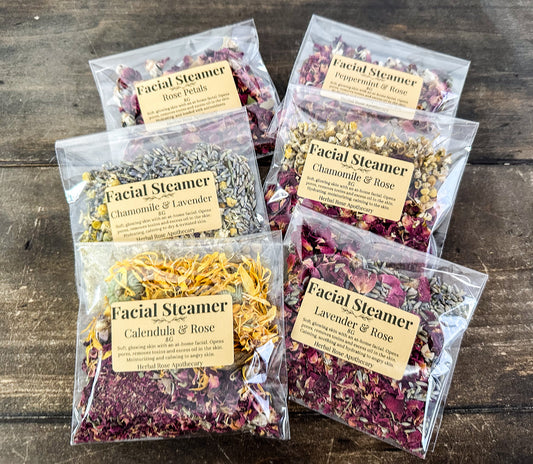 Aromatic facial steamers botanical herbs for facial steaming rituals