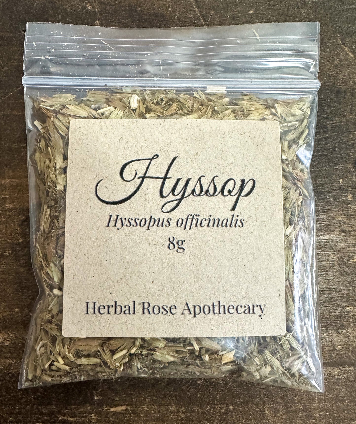 Dried hyssop leaf and flower botanical herb for tea and craft use