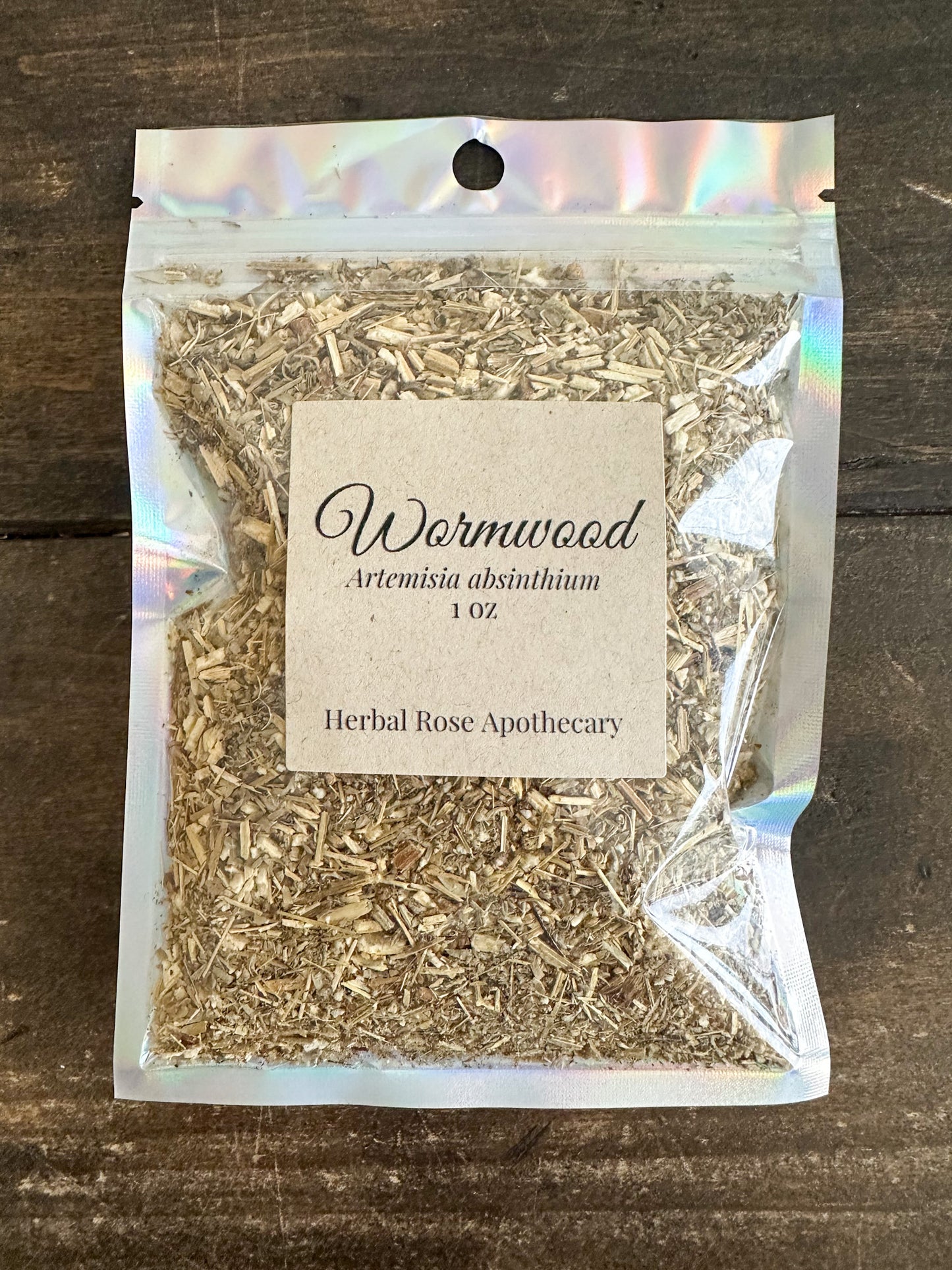 Dried wormwood herb aromatic botanical ingredient for craft and apothecary use