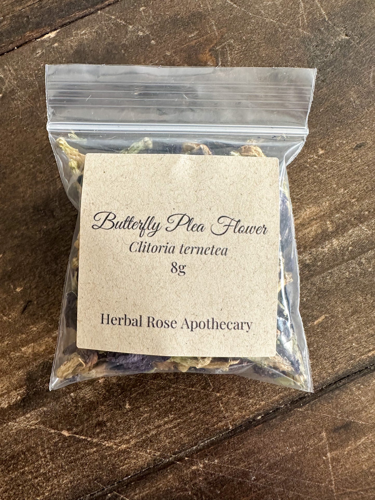 Dried butterfly pea flower blue botanical ingredient for tea and beverage use