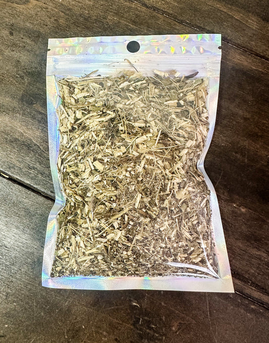 Dried echinacea herb botanical ingredient for apothecary and educational use