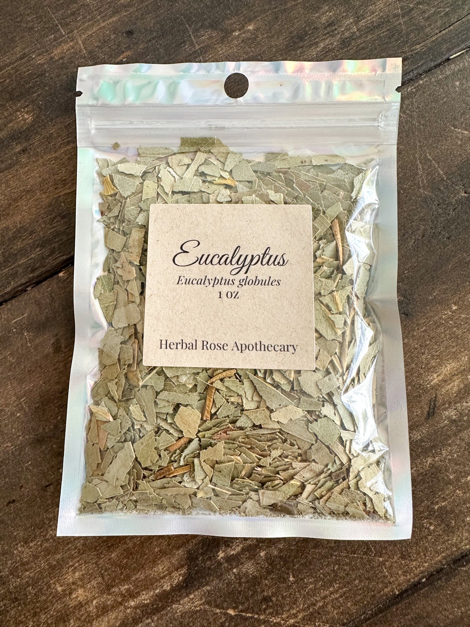 Dried eucalyptus leaf aromatic botanical ingredient for steam and craft use