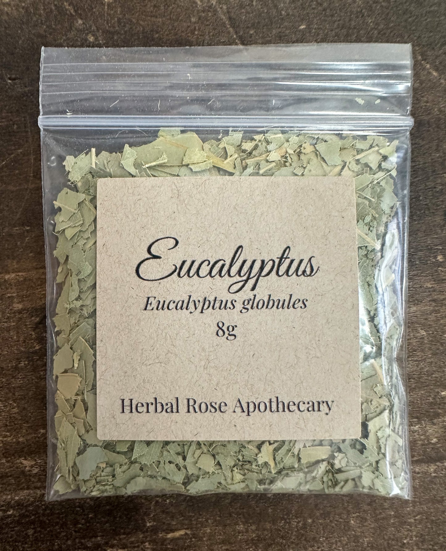 Dried eucalyptus leaf aromatic botanical ingredient for steam and craft use