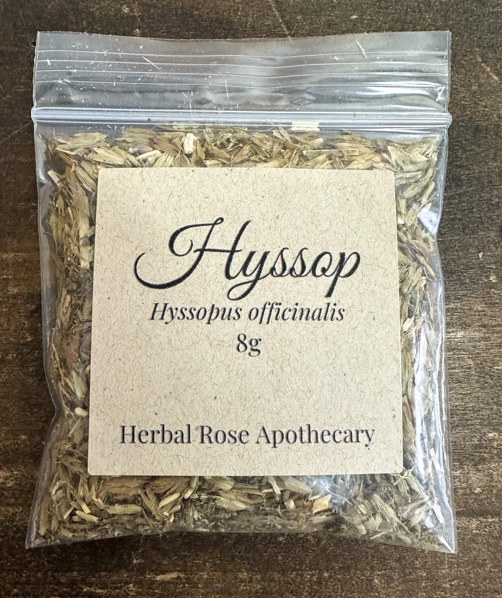 Dried hyssop leaf and flower botanical herb for tea and craft use